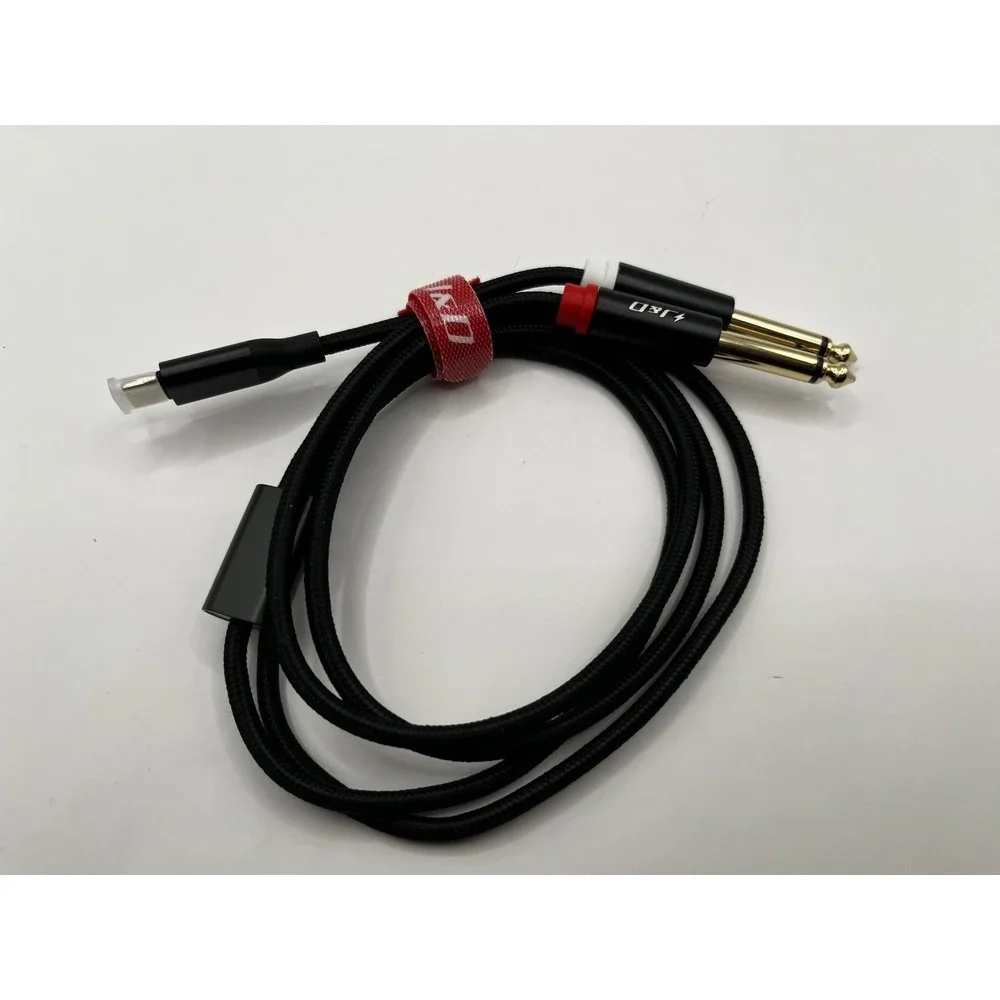 J&d USB C To Dual 6.35mm 1/4 Inch Stereo Splitter Y Cable Audio Cord‎ 3.3 Feet